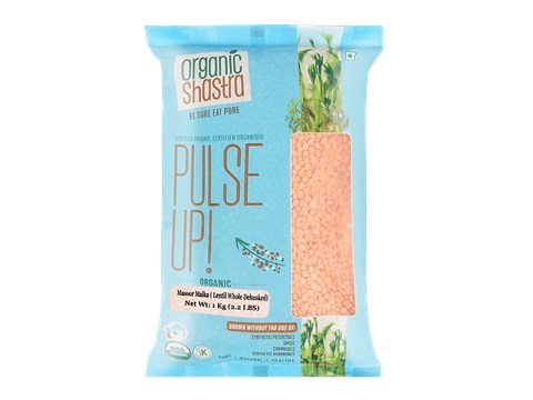 Organic Shastra Masoor Malka Dal, 1 kg