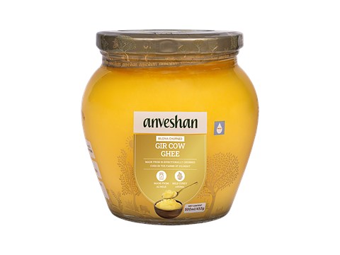 Anveshan Bilona-Churned Gir Cow Ghee, 500 ml