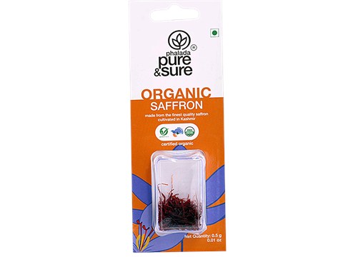Phalada Pure & Sure Organic Saffron, 0.5 g