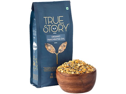 True Story Organic Panchratna Dal, 500 g