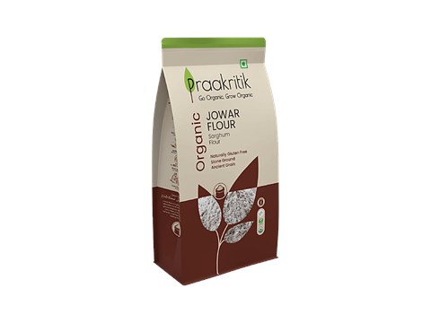 Praakritik Organic Jowar Atta/Sorghum, 500 g