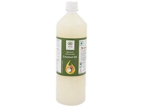 Arya Organic Coconut Oil - Edible, 1 L