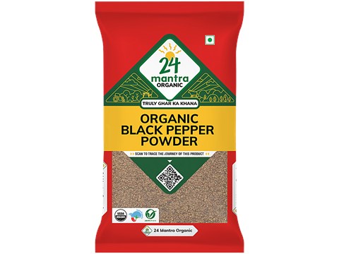 24 Mantra Organic Black Pepper Powder, 100 g