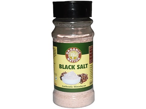 Organic Nation Black Salt/Uppu, 150 g