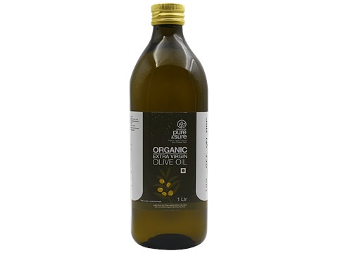 Phalada Pure & Sure Organic - Extra Virgin Olive Oil, 1 L