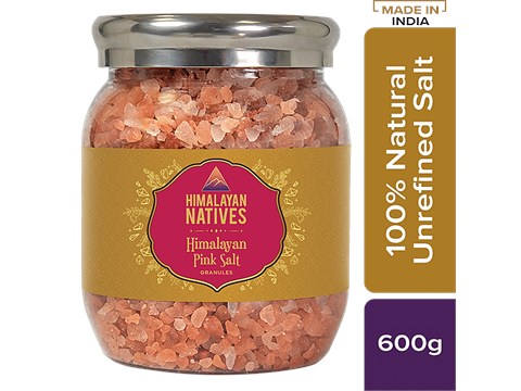 Himalayan Natives Pink Salt/Uppu Granules, 600 g