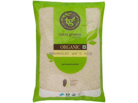 Terra Greens Rice/Akki - Sonamasuri Polished, 5 kg