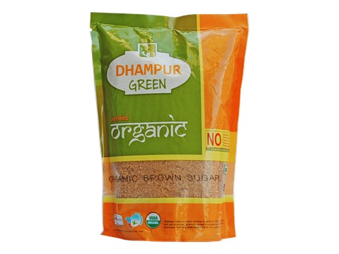 Dhampur Green Organic Brown Sugar/Sakkare, 500 g