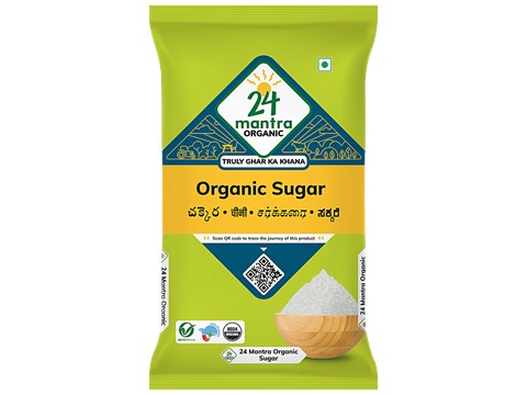 24 Mantra Organic Organic - Sugar/Sakkare, 500 g