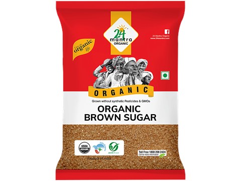 24 Mantra Organic Brown Sugar, 500 g