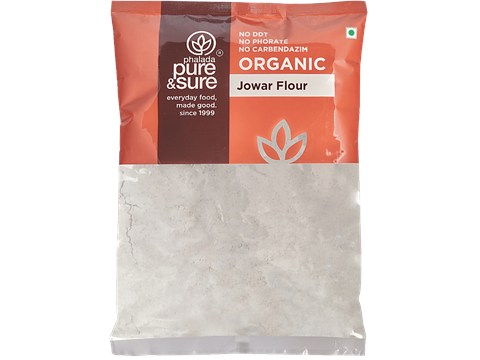 Phalada Pure & Sure Organic - Jowar Flour/Jolada Hittu, 1 kg