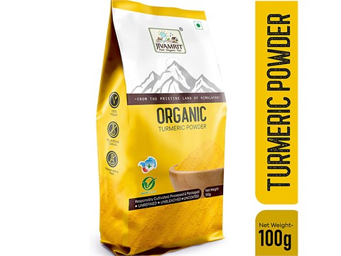 Jivamrit Organic Turmeric Powder, 100 g