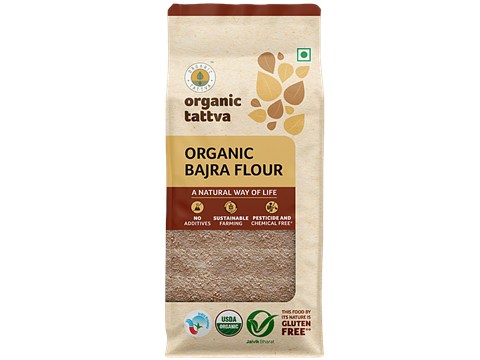 Organic Tattva Organic Bajra Flour, 500 g