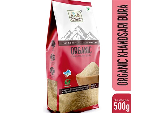 Jivamrit Organic Khandsari Bura, 500 g