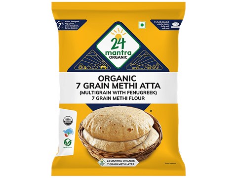 24 Mantra Organic Methi Atta, 1 kg
