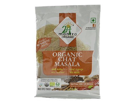 24 Mantra Organic Chat Masala, 50 g