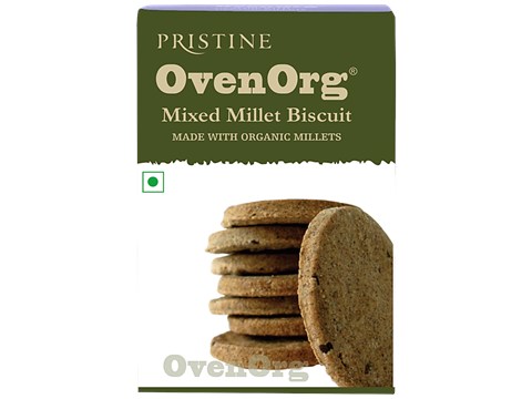 PRISTINE OvenOrg - Organic Mixed Millet Biscuits, 150 g