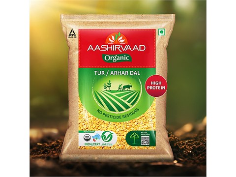 Aashirvaad Organic Arhar/Tur Dal, 500 g