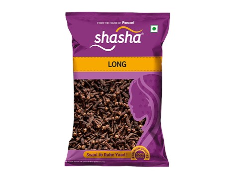 SHASHA Laung - Whole,  Premium Quality, All Natural, Kitchen Essential Spice, 50 g