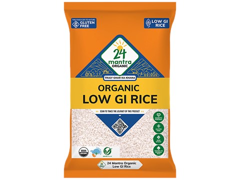 24 Mantra Organic Low GI Rice, 2 kg