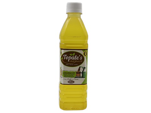 Topale's Organic Groundnut Oil - Cold Pressed, Lakadi Ghana, 500 ml