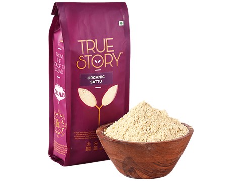 True Story Organic Sattu Flour, 500 g