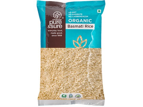 Phalada Pure & Sure Organic - Rice Basmati, 1 kg