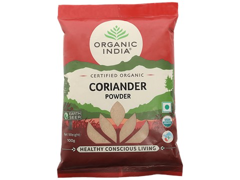 Organic India Coriander Powder - Certified Organic, 100 g