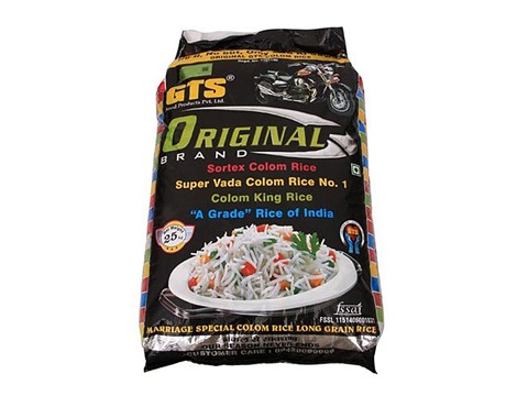Bullet GTS Original Vada Colum Raw Rice, 30 kg