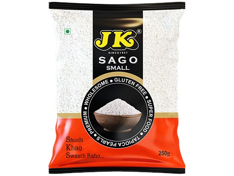 JK Masale Sago - Small, 250 g