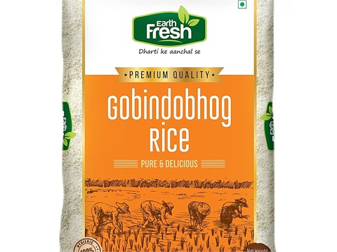 Earth Fresh Gobindobhog Rice - Premium Quality, 1 kg