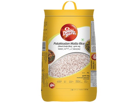 Double Horse Palakkadan Matta Rice, 5 kg