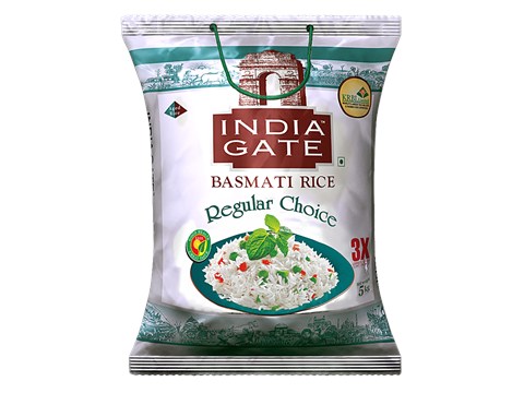 India Gate Basmati Rice/Basmati Akki - Regular Choice, 5 kg