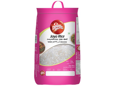 Double Horse Jaya Rice/Akki (Long White Rice/Akki), 5 kg