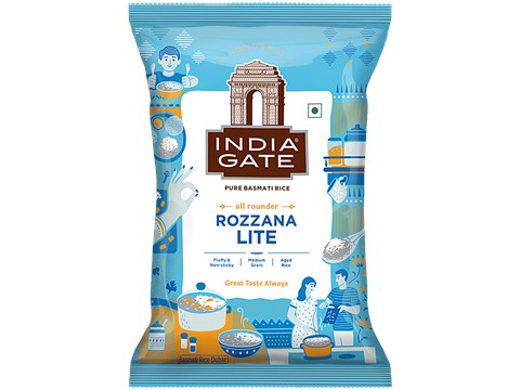 India Gate Rozzana Lite Pure Basmati Rice, 1 kg