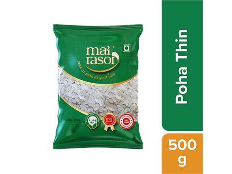 Mai Rasoi Poha/Avalakki/Aval/Chivda - Thin, 500 g