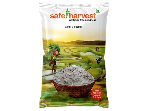 Safe Harvest White Poha - Pesticide Free, 500 g