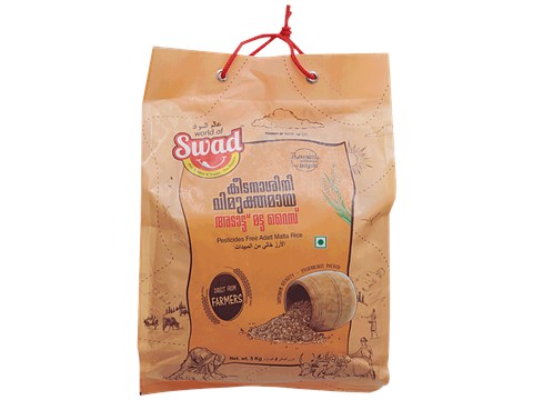 Swad Adatt Matta Rice With 20% Bran, 5 kg
