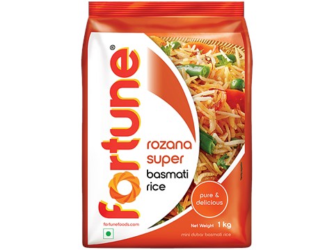 Fortune Rozana Super Basmati Rice, 1 kg