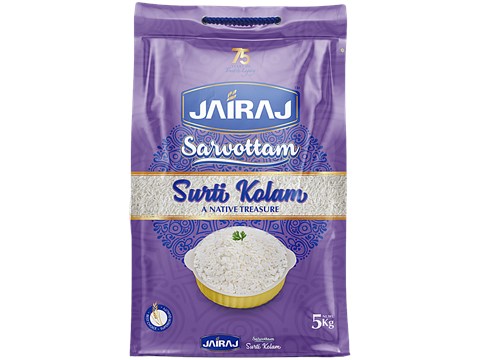 Jairaj Sarvotam Surti Kolam Rice, 5 kg
