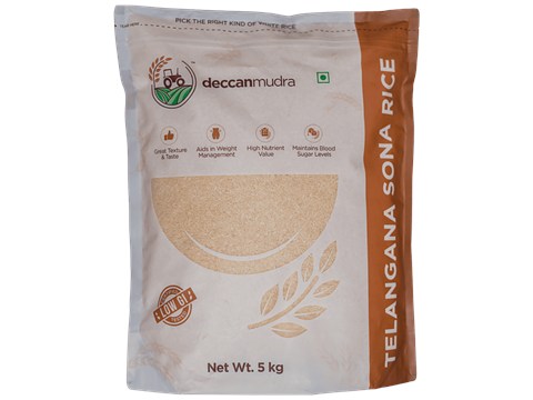 Deccanmudra Telangana Sona Rice, 5 kg