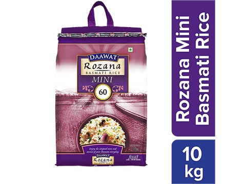 Daawat Rozana Mini 60 Basmati Rice, 10 kg