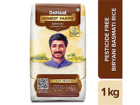 Dehaat Honest Farms Biryani Basmati Rice - Pesticide Free, 1 kg