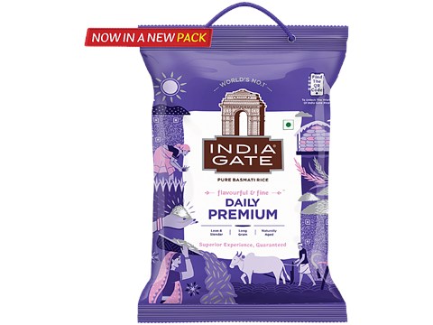 India Gate Daily Premium Basmati Rice, 5 kg