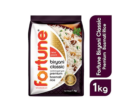 Fortune Classic Basmati Rice/Basmati Akki - Biryani, 1 kg