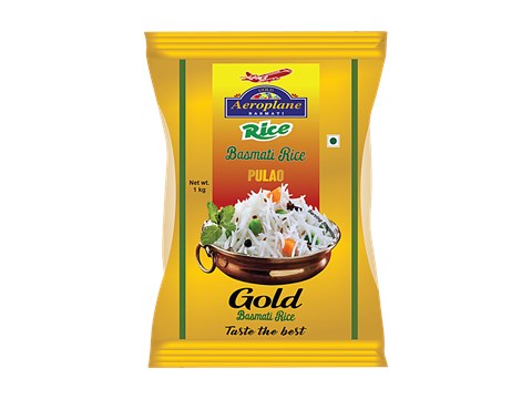 Aeroplane Gold Basmati Rice - Pulao, 1 kg