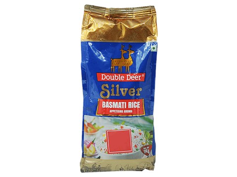 Double deer  Basmati Rice - Silver, 1 kg