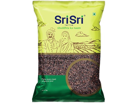 Sri Sri Tattva Superior Healthy Black Rice - Packed With Nutrients, Rich Flavour & Taste, 1 kg