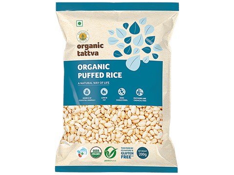 Organic Tattva Puffed Rice, 200 g
