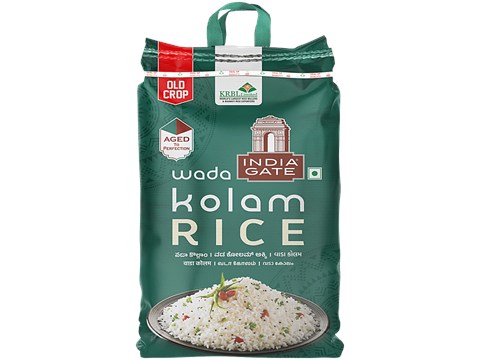 India Gate Wada Kollam Rice - Old Crop, 5 kg